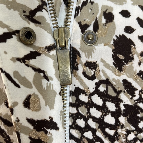 Chico's Zenergy Animal Print Jacket Size Large/12/Chico's 2 - Picture 7 of 11